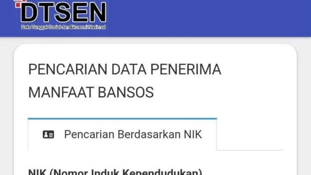 Cara Mudah Cek Desil DTSEN 2026 Online dengan NIK KTP via Laman Resmi Kemensos