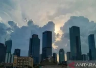 Cuaca Jakarta Hari Ini: Berawan, Hujan Ringan di Beberapa Wilayah, Suhu 24‑30°C