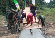 Jembatan Garuda Rampung, Warga Mendelem Gelar Syukuran Sederhana Memperkuat Persatuan