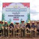 Polres Tanah Bumbu Dorong Swasembada Jagung Tetap Berjalan di Kusan Hulu