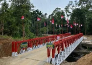 Progres 50% Pembangunan Jembatan Garuda di Desa Paya Besar, Hulu Sungai Tengah: Sinergi TNI dan Masyarakat