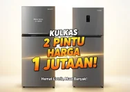 5 Pilihan Kulkas Hemat Listrik Dua Pintu Mulai Rp1 Jutaan, Ringkas dan Efisien