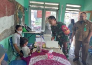 Bhabinkamtibmas Desa Welahan Dukung Pemantauan Kesehatan Balita dan Bumil