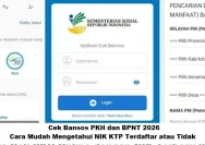 Cek Desil PKH dan BPNT 2026: Cara Mudah dengan NIK KTP