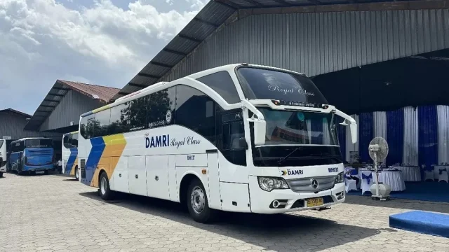 DAMRI Perkuat Rute Trip 3 Negara dengan Penambahan 10 Unit Bus Baru