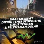 Emas Menguat Tipis di Tengah Geopolitik dan Dolar AS yang Melemah