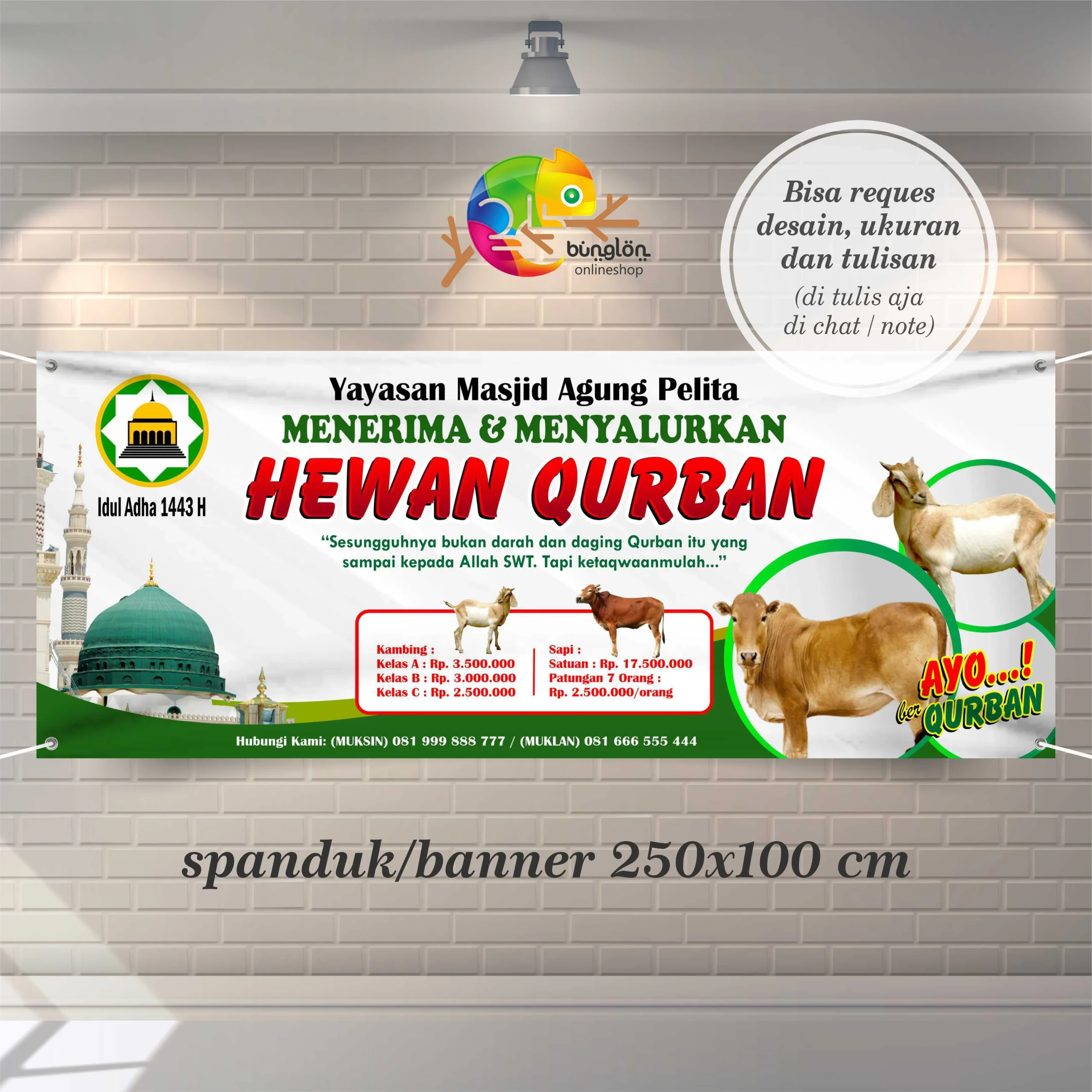 Inspirasi Desain Spanduk dan Banner untuk Idul Adha 2026: Kupon Qurban ...