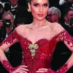 Jolene Marie Memukau di Cannes 2026 dengan Kebaya Intan Avantie