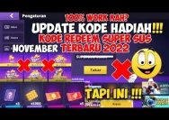 Kode Redeem Super Sus Aktif 11 Mei 2026: Cara Klaim dan Daftar Hadiah Menarik