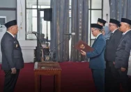 Pelantikan Pejabat HST Tegaskan Amanah, Bupati Samsul Rizal Lantik 7 Pejabat Struktural