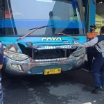 Petugas Dishub Kota Semarang Tindak Tegas Bus AKAP yang Melanggar Rambu Lalu Lintas