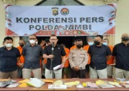 Polda Jambi Ungkap Kasus Penyelundupan Narkoba Senilai Rp25,9 Miliar