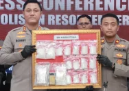 Polda Jateng Bongkar Jaringan Sabu Antar Kota: 124 Gram Sabu Gagal Diedarkan Lewat Ekspedisi