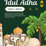 Poster Idul Adha 2026: Minimalis dan Elegan untuk Merayakan Hari Raya Kurban