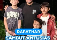 Rafathar Sambut Antusias 6 Sapi Kurban Sang Ayah