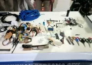 Razia gabungan Lapas Kelas IIB Tanjung Temukan Sendok Stainless dan Kabel Listrik
