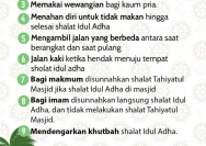 Sunnah Sebelum Sholat Idul Adha: Apa yang Harus Diketahui?