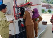 Wakil Bupati Balangan Lakukan Pemantauan SPBU Jelang Idul Adha untuk Lindungi Konsumen