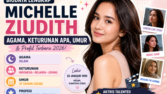 Biodata Michelle Ziudith Lengkap: Agama, Keturunan Apa