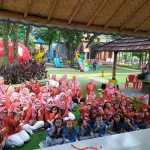 Bunda PAUD Badung Hadiri Pentas Seni dan Pelepasan Siswa TK Shanti Kumara III Sempidi