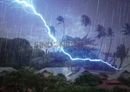 Hujan Disertai Petir dan Angin Kencang Membuat Kalsel Waspada