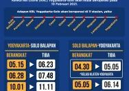 Jadwal KRL Jogja-Solo Hari Ini, Kamis 11 Juni 2026: Cek Keberangkatan dari Pagi hingga Malam
