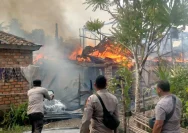 Kebakaran Hebat di Desa Jambangan, Sarang: Polisi Ungkap Penyebab dan Kerugian