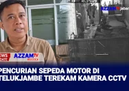 Mahasiswa di Telukjambe Terekam CCTV Curi Motor Tetangga Kos