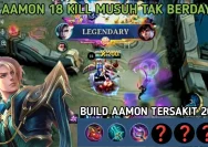 Musuh Tidak Sempat Kabur! Build Aamon Tersakit 2026 yang Sedang Viral di Rank Mythic