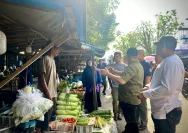 Pedagang Ayam dan Sayur Ditertibkan di Badan Jalan Pasar Keramat Barabai