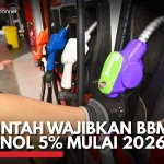 Pemerintah Wajibkan Bioetanol 5% di SPBU: Target Efektif 2026
