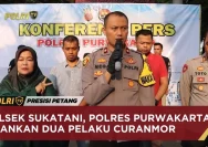 Polisi Purwakarta Amankan Dua Pelaku Curanmor
