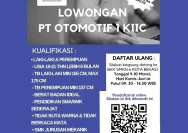 PT Sparepart Otomotif KIIC Buka Lowongan Kerja untuk Pemilik KTP Karawang