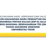 Verifikasi dan Validasi Calon Penerima KIP Kuliah Jalur SNBT 2026 USK Dimulai