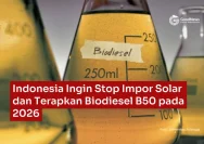 Indonesia Mulai Terapkan B50 pada 1 Juli 2026, Hentikan Impor Solar Secara Bertahap