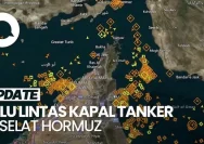 Krisis Lalu Lintas di Selat Hormuz: Blokade Iran dan AS Hentikan Pergerakan Kapal
