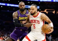 Lakers vs Rockets: Kejutan Game 1 Lolos, LeBron Pimpin Lakers Mengalahkan Rockets 107-98