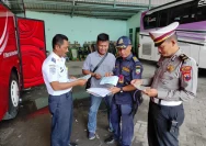 Polres Tabalong Lakukan Ramcheck Bus Jemaah Haji, Pastikan Keamanan Transportasi