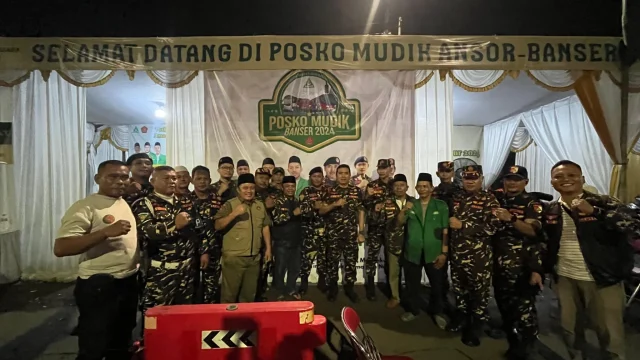Posko Mudik Banser Rembang Jadi Magnet Singgah Pemudik Lebaran 2026