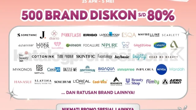 Shopee Gelar Flash Sale Skincare April 2026, Diskon Hingga 50% dan Produk Rp1.000