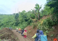 BPBD Minta Warga Hindari Area Longsor di Kabupaten Bungo