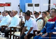 Canda Prabowo: “Enggak Boleh Pingsan Lagi” ke Trenggono & “Makin Kurus” Listyo Sigit di Acara Groundbreaking Cilacap