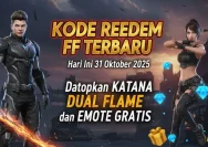 Dapatkan Hadiah Menarik: Kode Redeem FF 20 Mei 2026 dengan Katana Dual Flame dan Diamond Gratis