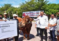 Grobogan Menerima Bantuan Sapi Kurban dari Presiden Prabowo