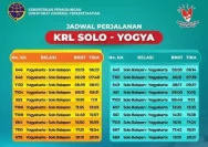 Jadwal KRL Jogja-Solo Hari Ini 12, 13, dan 14 Mei 2026: Informasi Penting untuk Masyarakat