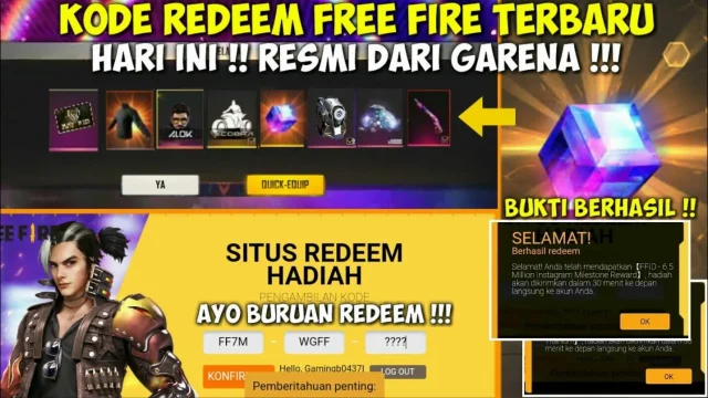 Kode Redeem Free Fire 12 Mei 2026: 30 Kode Spesial yang Bisa Diklaim
