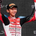 Muhammad Kiandra Ramadhipa Raih Podium Pertama di Moto3 Junior Barcelona