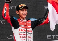 Muhammad Kiandra Ramadhipa Raih Podium Pertama di Moto3 Junior Barcelona