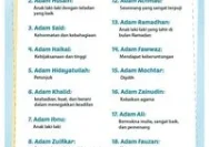 Nama Bayi Laki-Laki Islami yang Bermakna Baik dan Keren