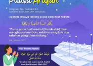 Niat Puasa Arafah 2026: Bolehkah Dibaca Pagi Hari?